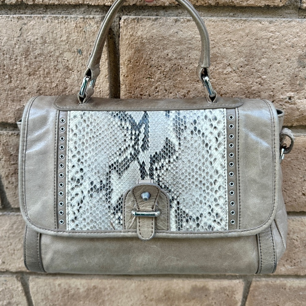 Rebecca Minkoff Snake Print Leather Purse Sachel